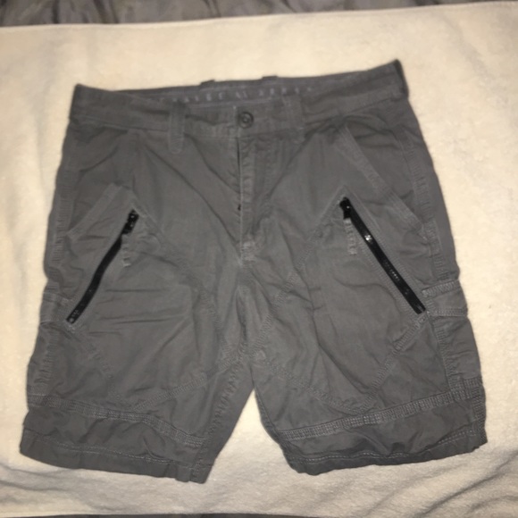 armani exchange utility zip short